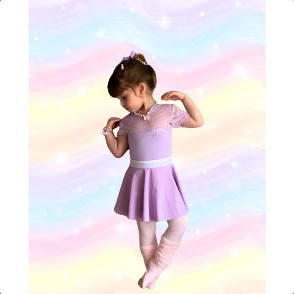 Imagem de Kit Roupas e Acessórias Ballet Clássico Infantil Rosa