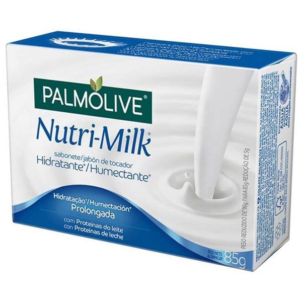 Imagem de Kit Sabão Barra Palmolive Nutri milk Com 4 Unidades 85g