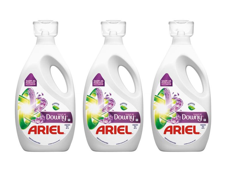 Imagem de Kit Sabão Líquido Ariel Com Toque de Downy 