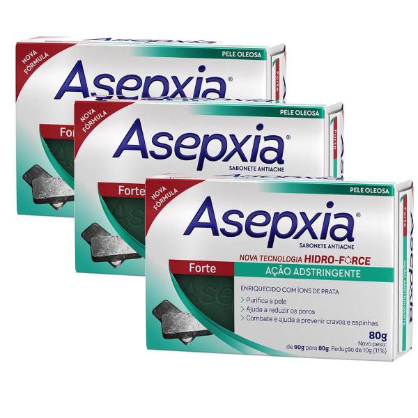 Imagem de Kit Sabonete Asepxia Forte Enxofre Esfoliante Escolha o Seu!