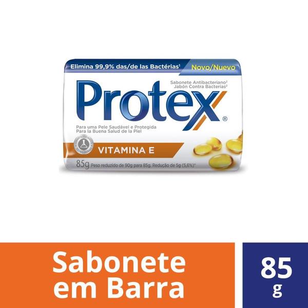 Imagem de Kit Sabonete em Barra Protex Nutri Protect Vitamina E 85g com 12 unidades