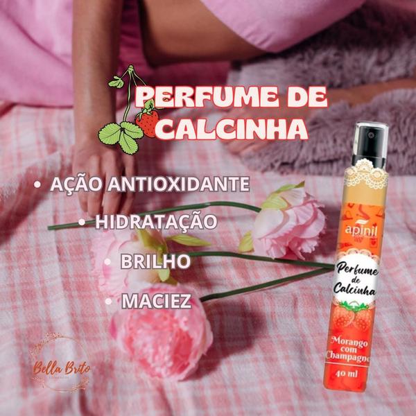 Imagem de Kit sabonete intimo suave e refrescante morango + perfume de calcinha cheirinho de morango