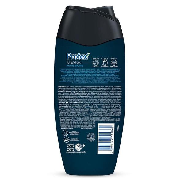 Imagem de Kit Sabonete Líquido Protex Men Sport 250ml + Shampoo Anticaspa Classic 350ml