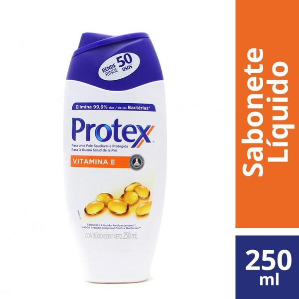 Imagem de Kit Sabonete Líquido Protex Nutri Protect Vitamina E 250ml com 6 unidades