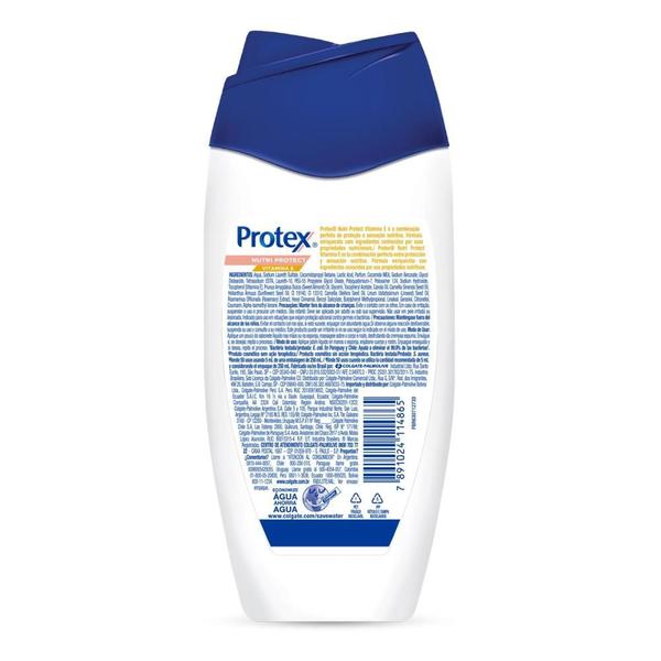 Imagem de Kit Sabonete Líquido Protex Nutri Protect Vitamina E 250ml com 6 unidades