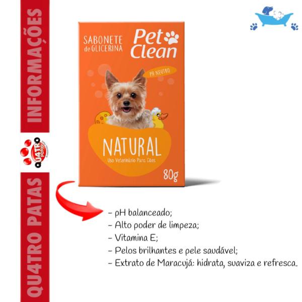 Imagem de Kit Sabonete perfume para caes gatos banho higiene pet Natural