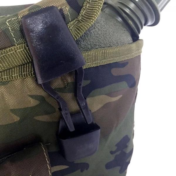 Imagem de Kit Saco de Dormir Milik 5 C a 15 C + Cantil 1.8 Lt Verde Militar  Nautika 