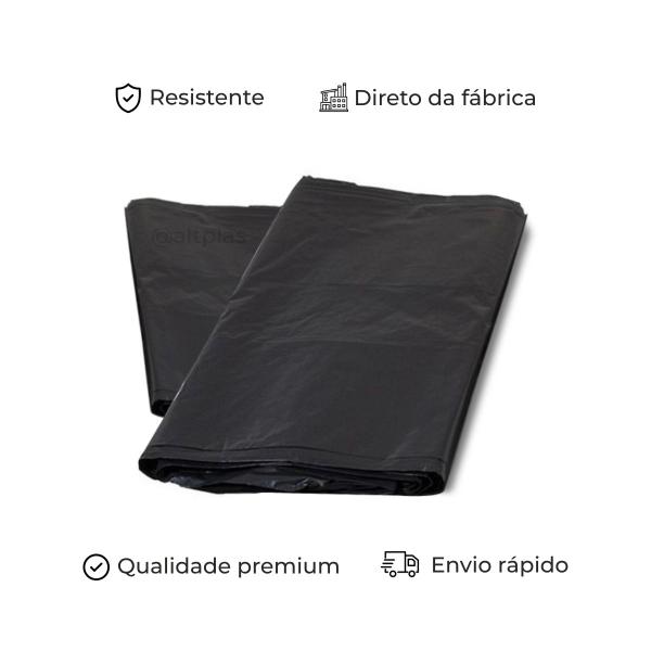 Imagem de KIT Saco De lixo 20L Com 400 unidades Cor:Preto