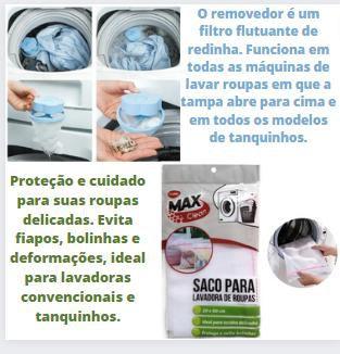 Imagem de kit Sacos Lavar Roupa Delicada Com Zíper +  Esfera De Lavanderia