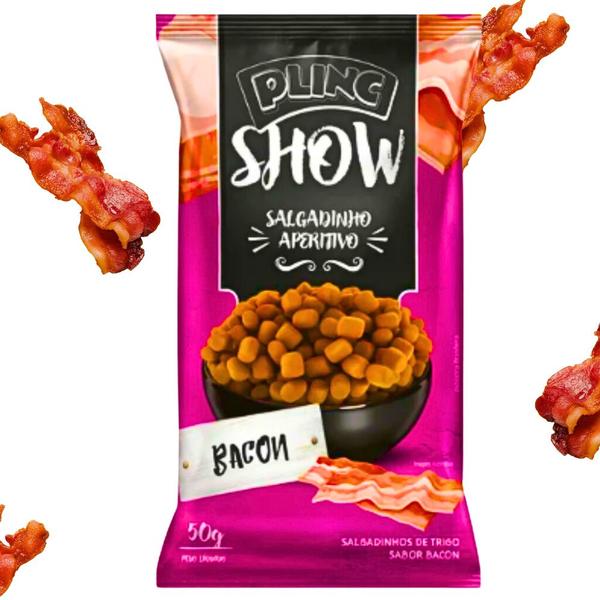 Imagem de Kit Salgadinho Plinc Show Bacon - 10un De 50g Cada