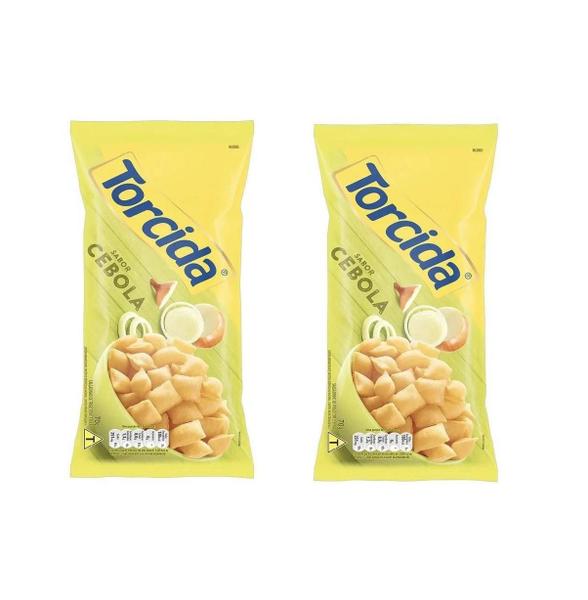 Kit Salgadinho Torcida Sabor Cebola Com 60 Unidades De 70G - Lucky Imagem de Kit Salgadinho Torcida Sabor Cebola Com 60 Unidades De 70G