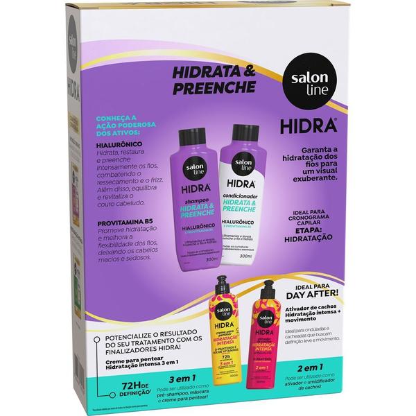 Imagem de Kit Salon Line Hidra Hialurônico Shampoo + Condicionador 300ml