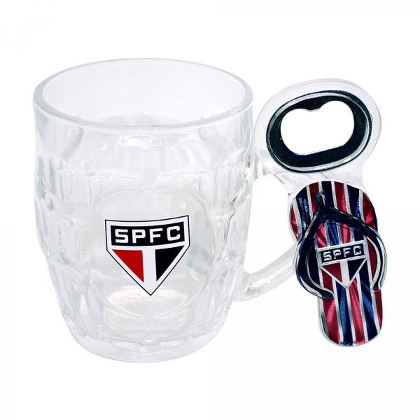 Kit São Paulo Caneca Vidro Abridor de Garrafa Baralho Sacola - Mileno Imagem de Kit São Paulo Caneca Vidro Abridor de Garrafa Baralho Sacola
