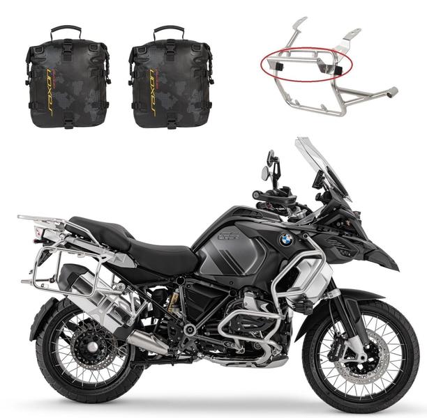 Imagem de Kit Saxon Par Alforje+Adaptador Bmw Adventure 850/1200/1250