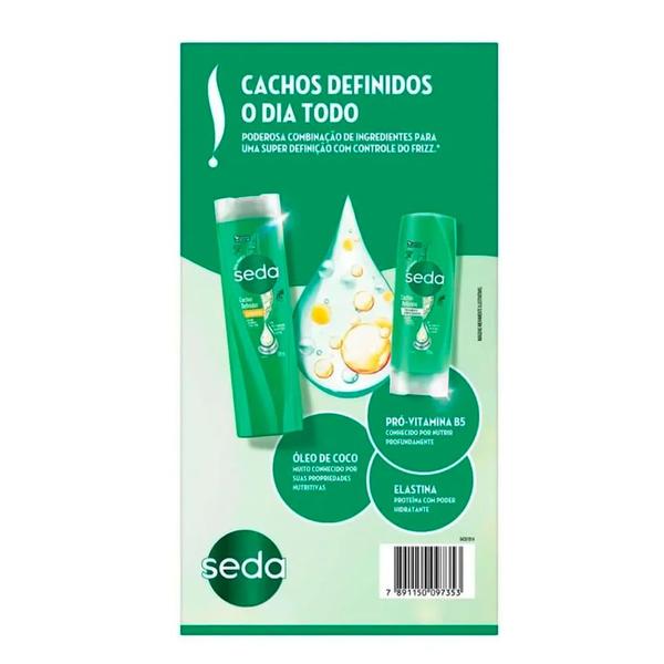 Imagem de Kit Seda Cachos Definidos Shampoo 300ml + Condicionador 190ml