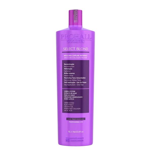 Imagem de Kit Select Blond Prohall 1L e Shampoo Limpeza Profunda 1L