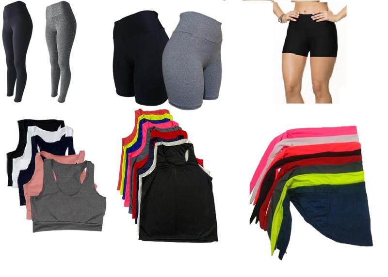 Imagem de Kit Semana Na Academia com Roupas de Academia Feminina Roupas Fitness Femininas