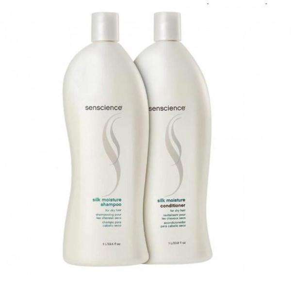 Imagem de Kit Senscience Silk Moisture Duo Salon - Shampoo 1L + Condicionador 1L