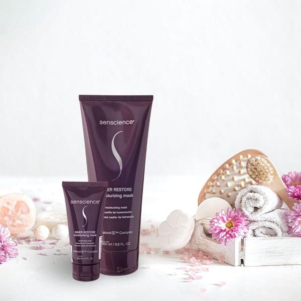 Imagem de Kit Senscience Silk Moisture Lock Inner Home Care 50 Leave-in (4 produtos)