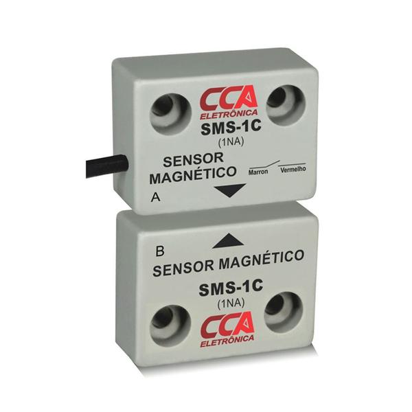 Imagem de Kit Sensor Magnético de Proximidade Emissor + Receptor 1NA