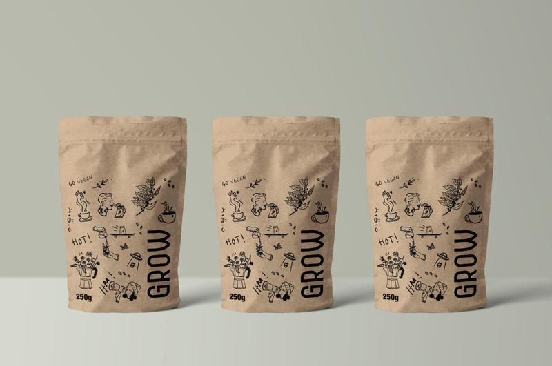 Imagem de Kit Sensorial de Café Especial Orgânico Torrado Em Grãos GROW 3 Microlotes de 200g