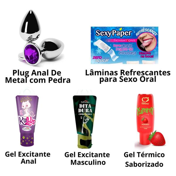 Kit Sex Shop 10 Itens Presente Sexyshop - Kit 07 - Casa da Revenda Imagem de Kit Sex Shop 10 Itens Presente Sexyshop - Kit 07