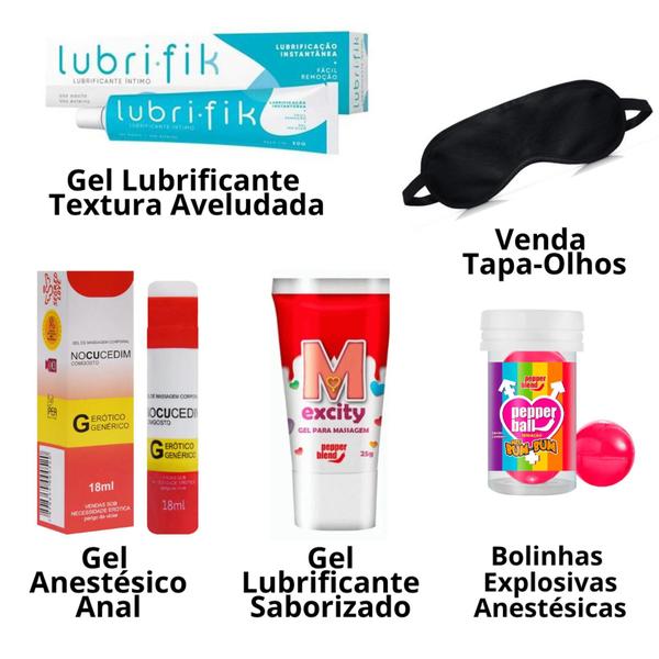 Kit Sex Shop 10 Itens Presente Sexyshop - Kit 07 - Casa da Revenda Imagem de Kit Sex Shop 10 Itens Presente Sexyshop - Kit 07