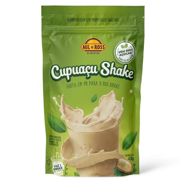 Imagem de Kit Shake em Pó Sache Pouch Cupuaçu Sem Açúcar 40G Energia Academia Nutritivo Natural- Mil e Ross