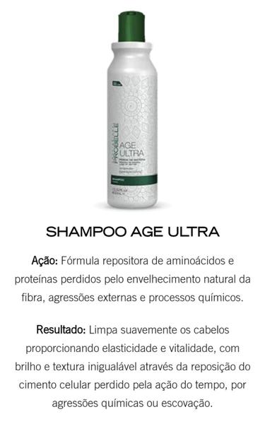 Imagem de kit Shampo 400ML + Condicionador 400ML Age Ultra   Probelle 