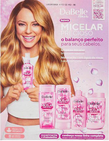 Imagem de Kit Shampoo 250ml   Condicionador 200ml Micelar - DaBelle