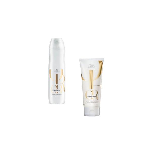 Imagem de Kit Shampoo 250Ml Condicionador 200Ml Wella Oil Reflections