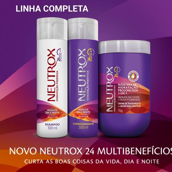 Imagem de Kit Shampoo 300ml+Condicionador 200ml Neutrox 24 Multibenefícios