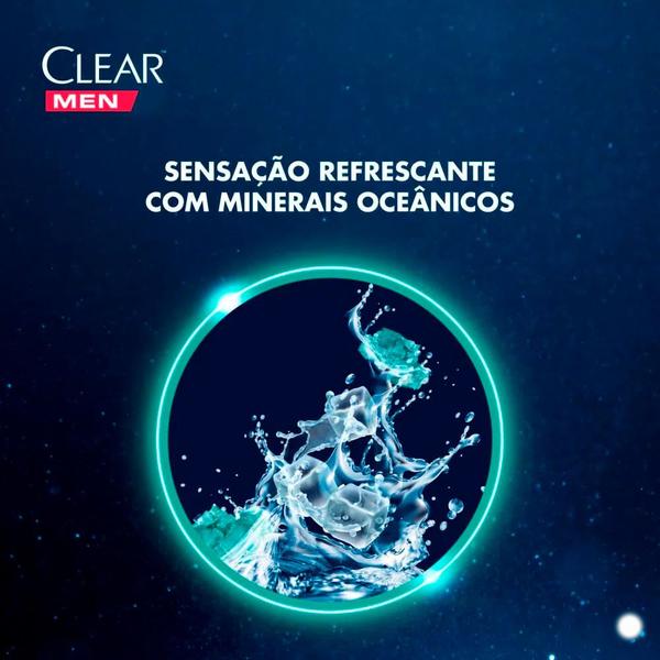 Imagem de Kit Shampoo Clear Anti-Caspa Limpeza Diária 2 Em 1 Leve 400ml Pague 330ml 6 Unidades