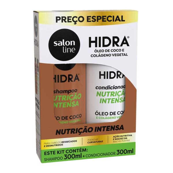 Imagem de Kit Shampoo Condicionador Ativador Creme Coco Salon Line