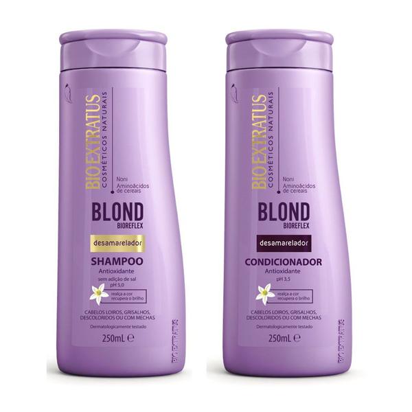 Imagem de Kit Shampoo + Condicionador Bio Extratus Blond 250ml