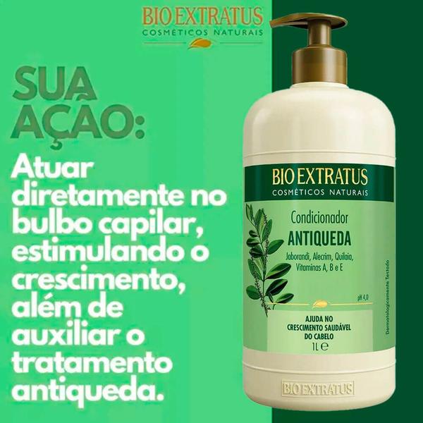 Imagem de Kit Shampoo + Condicionador Bio Extratus Jaborandi Antiqueda 1L