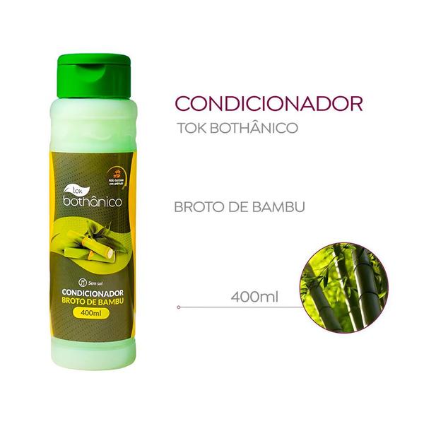 Imagem de Kit Shampoo Condicionador Broto de Bambu Tok Bothânico 400ml