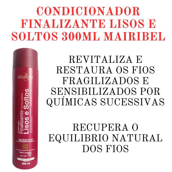 Imagem de Kit Shampoo Condicionador Finalizante Lisos Soltos Mairibel