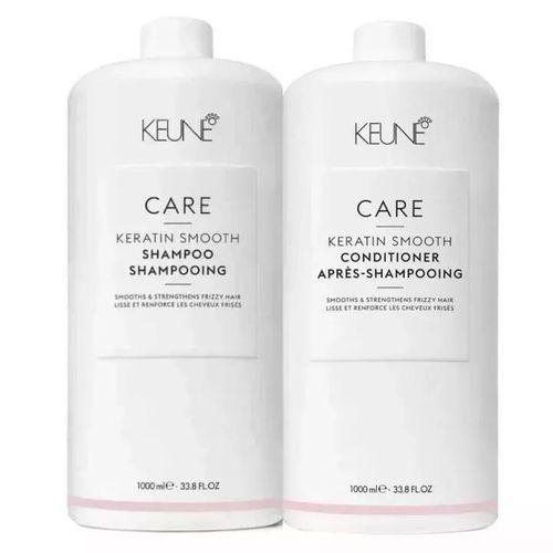 Imagem de Kit Shampoo + Condicionador Keratin Smooth litro Keune 