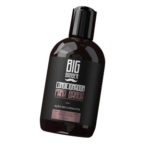 Imagem de Kit Shampoo + Condicionador Para Barba Big Barber 250ml Caixa Com 6 Unidades