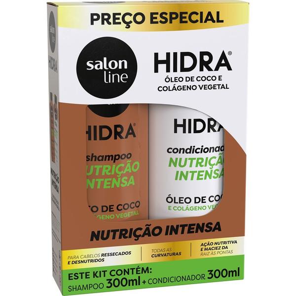 Imagem de Kit Shampoo + Condicionador Salon Line Hidra Leite De Coco 300ml