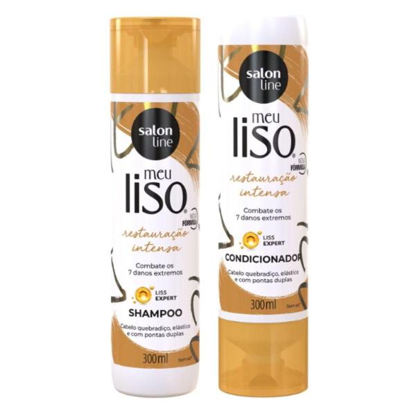 Imagem de Kit Shampoo + Condicionador Salon Line Restauração Intensa