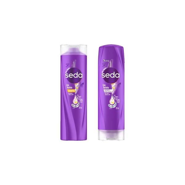 Imagem de Kit Shampoo+Condicionador Seda 325Ml Liso Perfeito