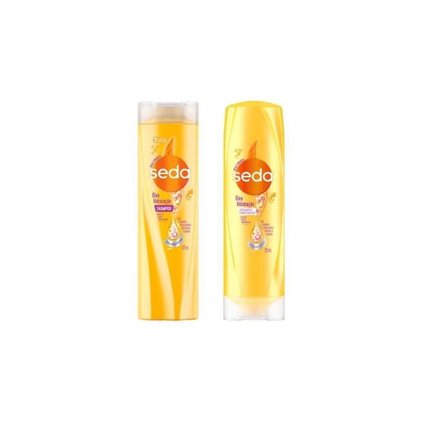 Imagem de Kit Shampoo+Condicionador Seda 325Ml Oleo Hidrataçao