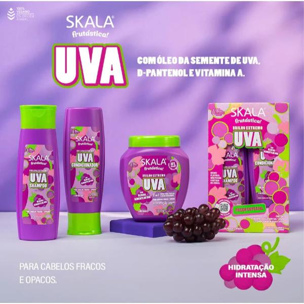 Imagem de Kit Shampoo + Condicionador Skala Frutástica Uva 325ml