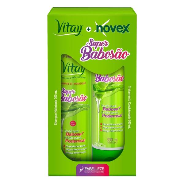 Imagem de Kit Shampoo + Condicionador Vitay Novex Super Babosao 300ml