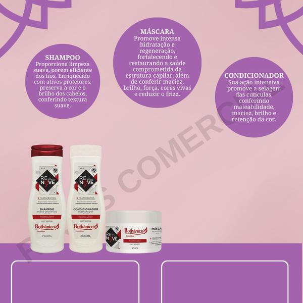 Imagem de Kit Shampoo E Cond. Renove Bothânico Cosméticos 250ml