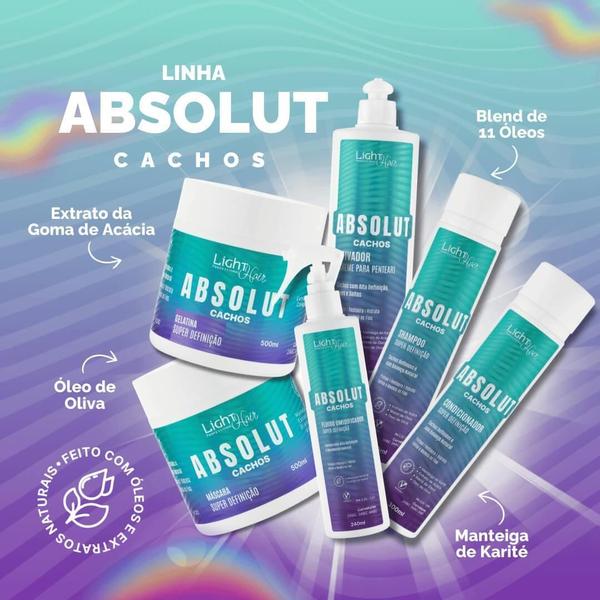 Imagem de Kit Shampoo E Condicionador Absolut Cachos - Light Hair