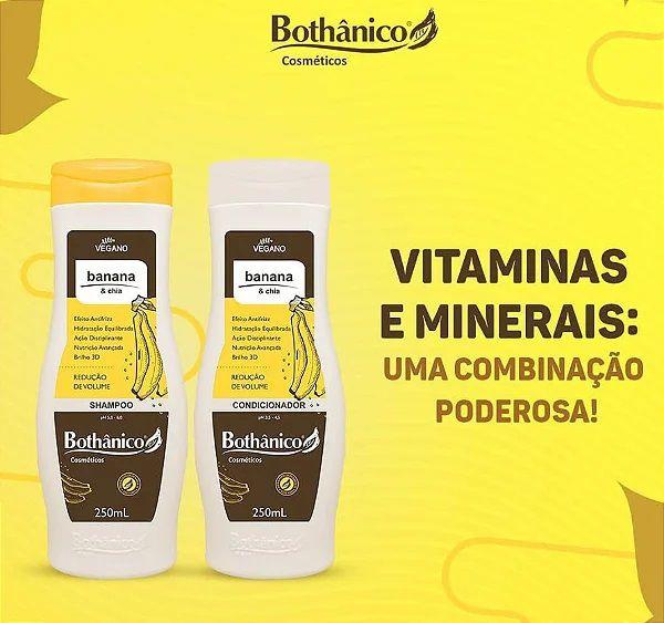 Imagem de Kit Shampoo e Condicionador Banana e Chia - Bothânico