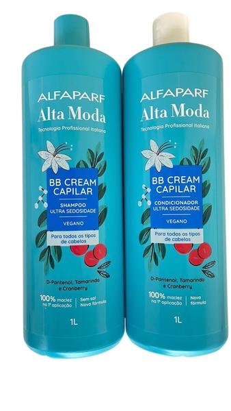 Imagem de Kit Shampoo E Condicionador Bb Cream Alta Moda Alfaparf 1 L